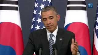 Obama In South Korea- Full Press Conference