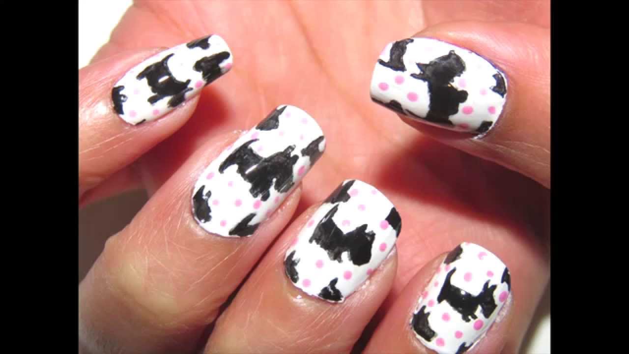 Easy Thread Nail Art for Puppy Nails - wide 10