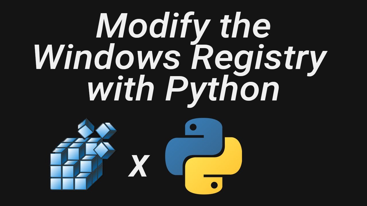 รีจิสทรี 2022 New Updating the windows registry with python (Modify path variable in windows with python)