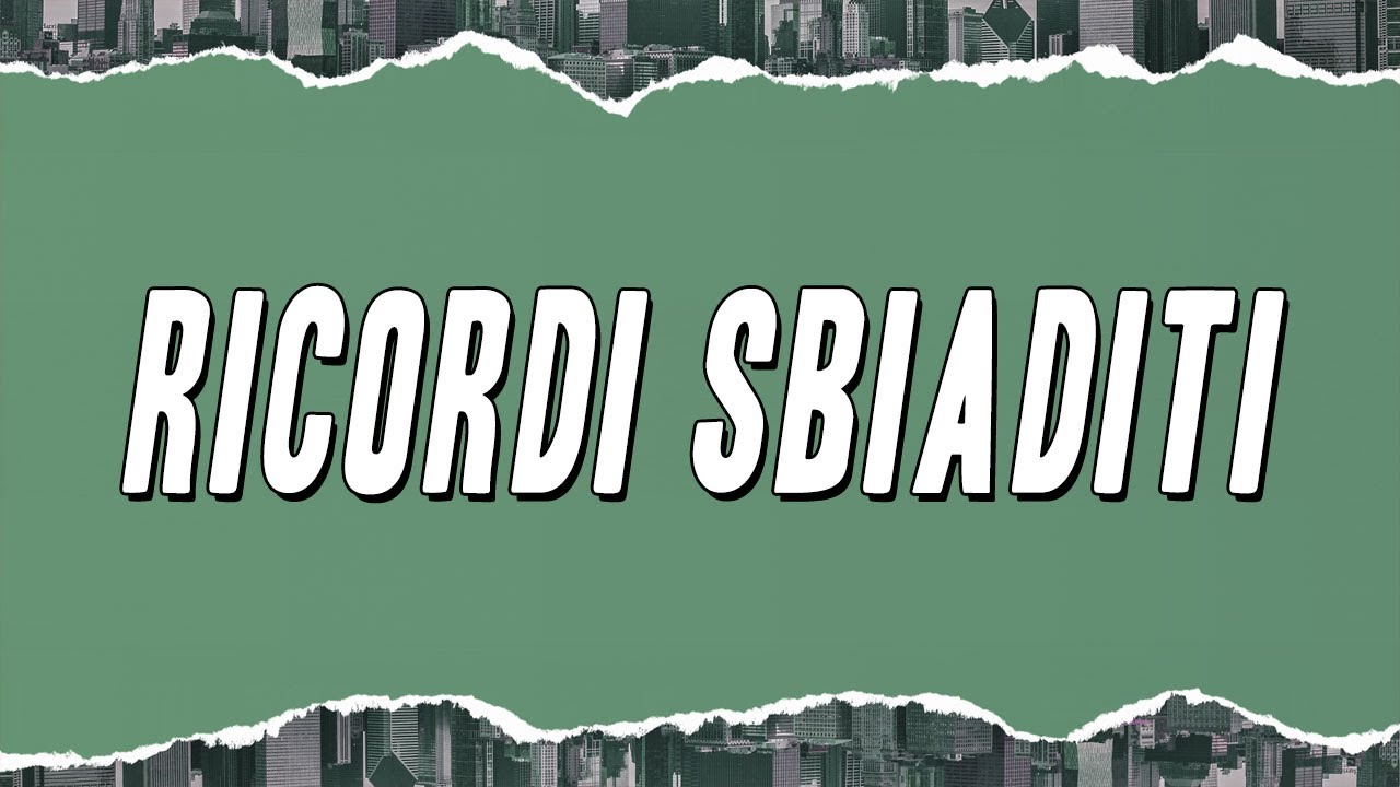 Medy - Ricordi Sbiaditi ft. Capo Plaza (Testo) 