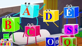 Five Little Alphabets Kindergarten Rhymes And Kids Songs