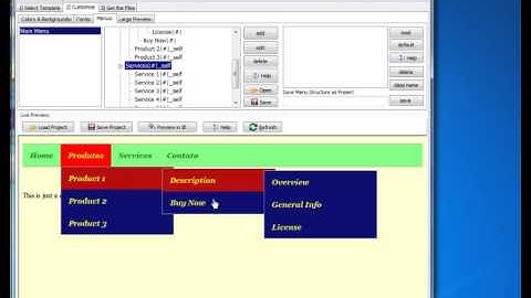 Criar sites profissionais - menu com CSS