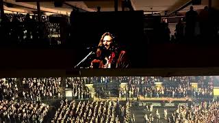 Famous @hozier at MSG, Introducing his Dad, drummer John Byrne. Beautiful moment! Wealth