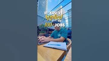 if you’ve applied to 100+ jobs, watch this…
