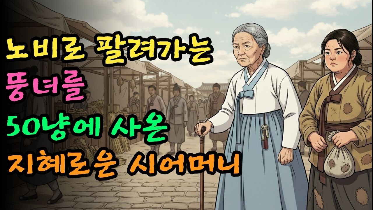 노비로 팔려가는 뚱녀를 50냥에 사온 지혜로운 시어머니 | 야담 | 옛날이야기 | 사연  | 오디오북