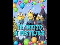 invitacion video los minions ⭐ mas info +541156573179 🇦🇷🇦🇷 #invitacionvideo #invitaciones