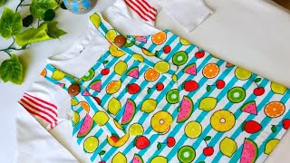 ?DIY Baby Dungaree Dress for 2 year baby girl /sewing ideas ?