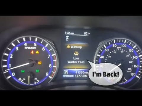 How To Reset Low Washer Fluid Light Infiniti Q50: Quick & Easy Steps