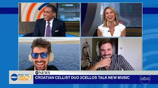 2CELLOS talk new music on &#39;GMA3&#39;