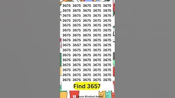 🔍 Find the Odd Number! Can You Spot It? 🧠 #OddNumberChallenge #BrainTeaser #shorts #games #eyesight