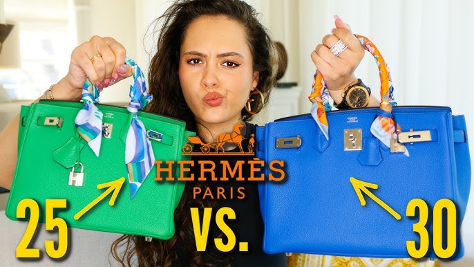 Hermes Verso Birkin 25 Bag Magnolia & Capucine Togo Leather with Palla –  Mightychic