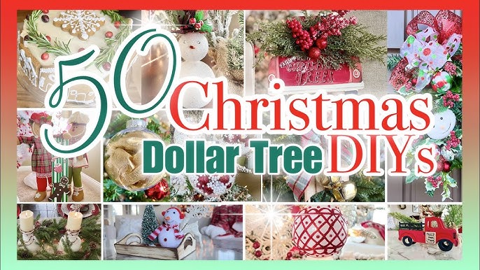 DOLLAR TREE WINTER WONDERLAND CHRISTMAS DECOR DIYS! 