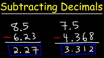 Subtracting Decimals - Keeping It Simple!