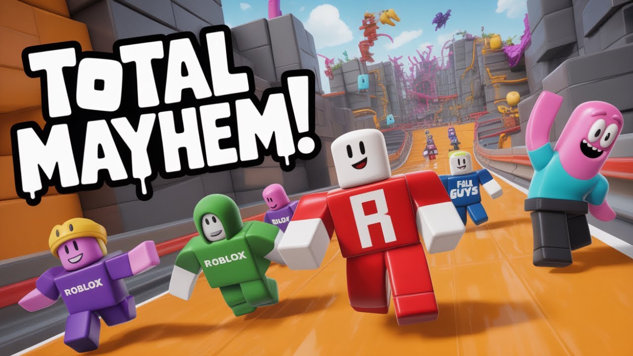 noche party games épicos FallGuys y ROBLOX para disfrutar