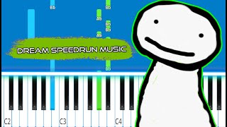 Dream Speedrun Music Piano Easy Tutorial Youtube