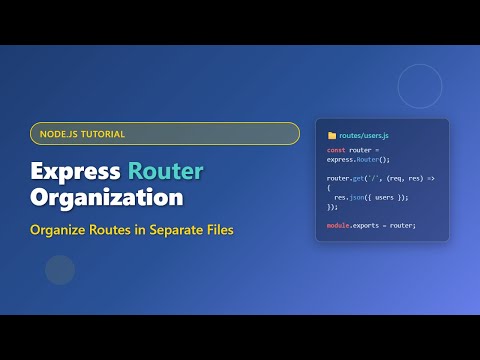 Express Router Methods
