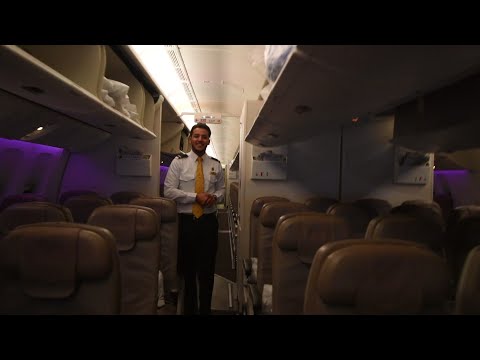 Inside Saudia Airlines Boeing 777-300ER Economy Class