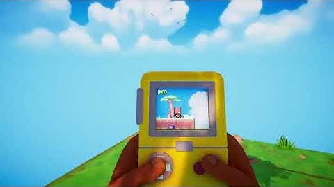 Screenbound is a game where you play game inside game and control game by playing in side game