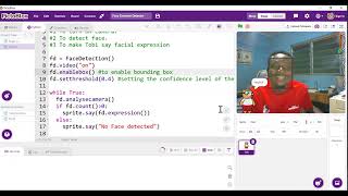 Face Emotion Detector in pictoblox