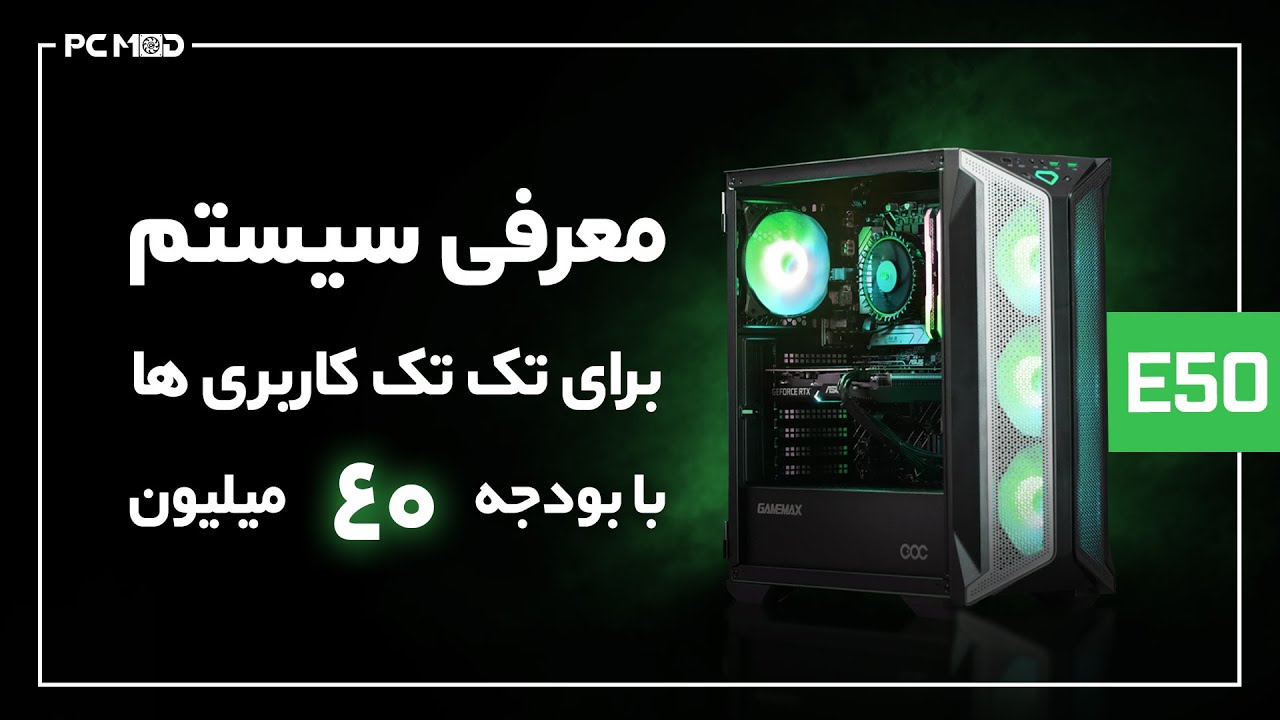 معرفی سیستم برای تک تک کاربری‌ها با بودجه 40 میلیون تومان