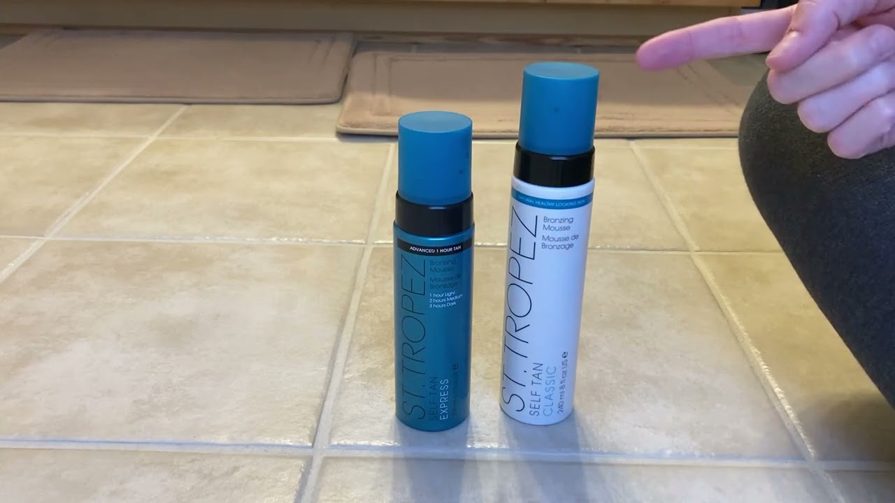 Comparing St. Tropez Classic with St. Tropez Express Self Tanners SIDE BY SIDE RESULTS!