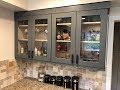 DIY Kitchen Glass Doors