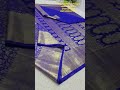 pure sami 2D Resham broket lightweight combination violet colour saree#vakulasilksareesdharmavaram