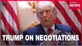 Trump says U.S. "not satisfied" with terms of deal with Iran yet