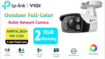 UNBOXING Tp Link VIGI C340 Ip Bullet Network Camera  4MP 4MM LENS