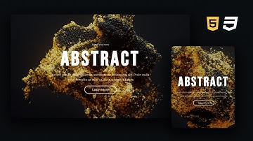 Simple Background Video Landing Page | HTML & CSS