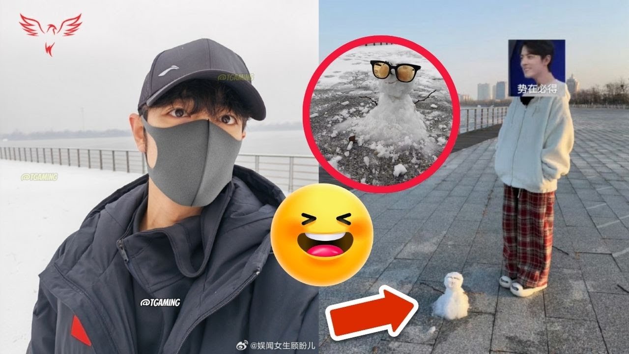 Фанаты снова и снова «спасают» снеговика Сяо Чжань — вот почему все им так увлечены ⛄✨💖