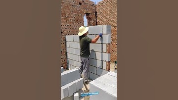 Clean Wall Building Technique — Simple & Smooth 🔧