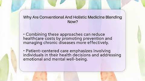 Why Are Conventional And Holistic Medicine Blending Now? - Functional and Integrative Wellness Guru