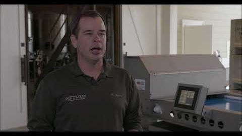 WECO optically sorting wine grapes @ Spottswoode