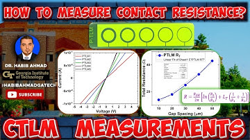 CTLM Technique || How to Measure Contact Resistance of Semiconductor Devices? 🔧⚡️📏