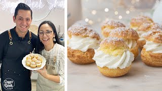Making Perfect Cream Puffs (Intro to Choux Pastry) by Sugar Geek Show 14,917 views 1 year ago 8 minutes, 39 seconds