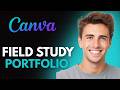 How To Make Field Study Portfolio In Canva & Rpms Portfolio Template (2026) - Full Guide