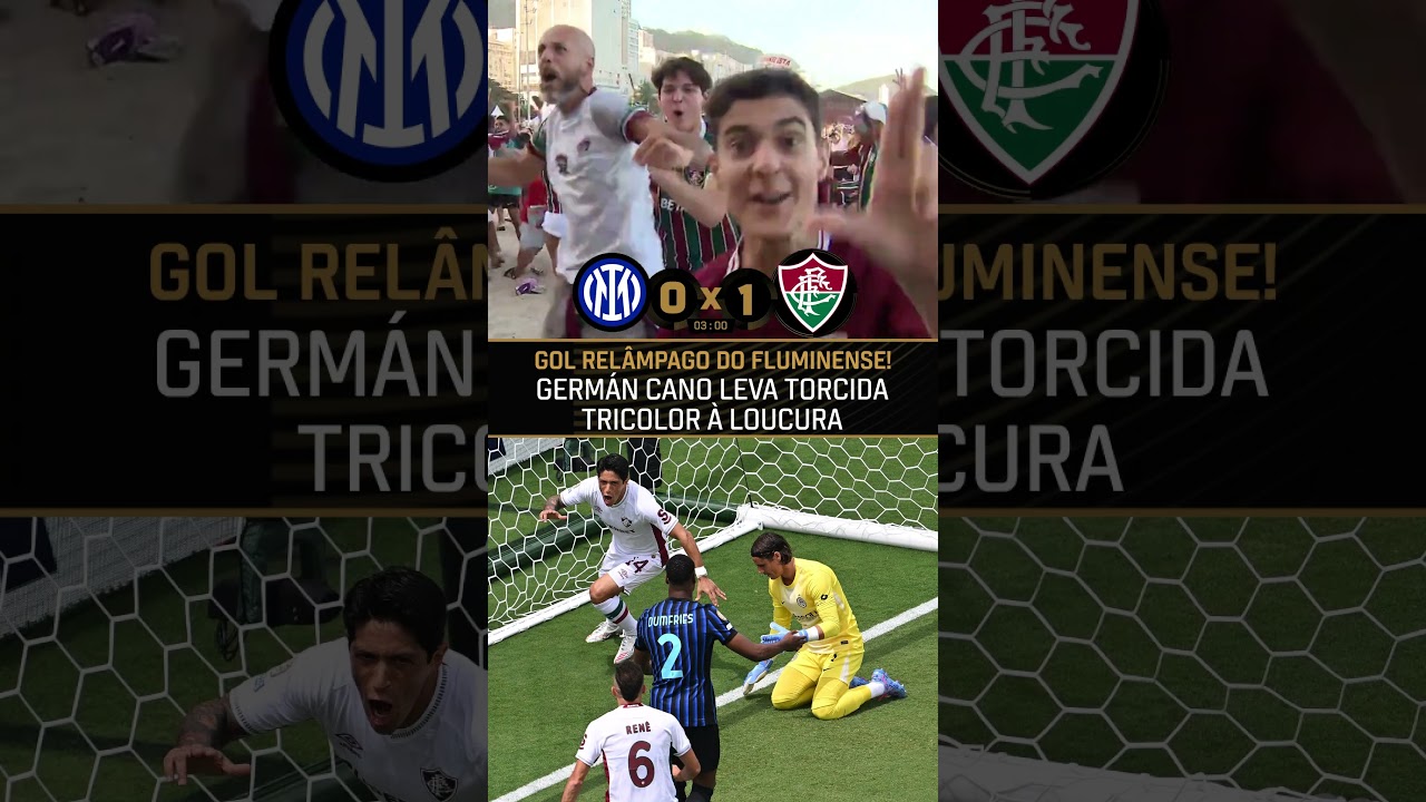 A REAÇÃO da TORCIDA do FLUMINENSE com o GOL do CANO contra a INTER DE MILÃO no MUNDIAL! 