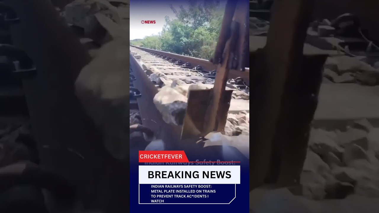 Indian Railways Safety Boost:Metal Plate Installed on Trains to PreventTrack Ac*!dents I 