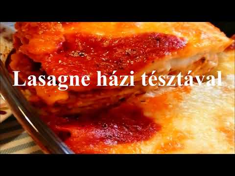 Videó: Hogyan Készítsünk Tészta Lasagnát