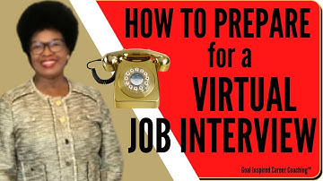 How To Prepare For A Virtual Job Interview