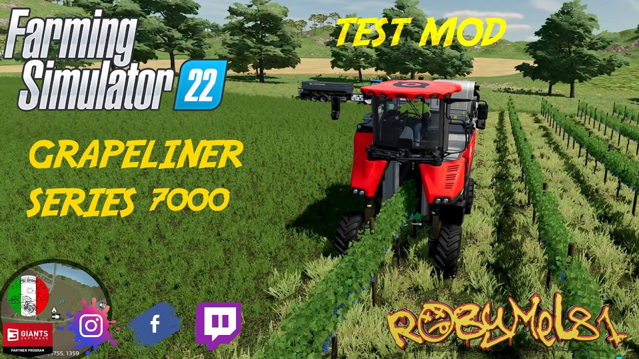 ERO Grapeliner Series 7000 TEST MOD Console Pc Farming Simulator 22 Ero grapeliner series 7000 test mod console pc farming simulator 22