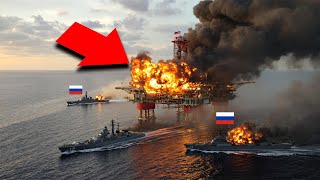 Ucrania atacó una plataforma rusa cerca de Odesa... y el Mar Negro quedó ciego