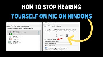 How to Stop Hearing Yourself on Mic in Windows 11