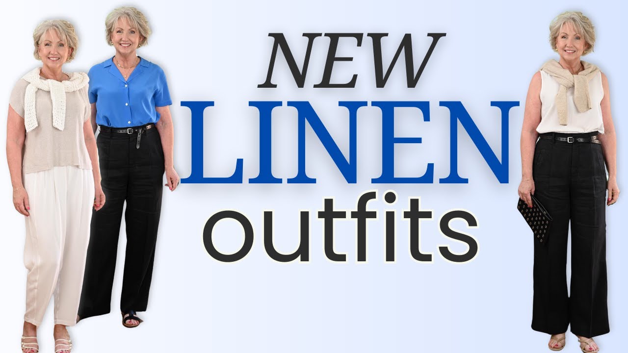「LOOKPLE」Aiden Solid Linen Denim Set-Up ★M/L NEW Linen Outfits to Create from Your Closet - YouTube
