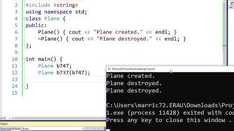 More on Exceptions and Copy Constructors