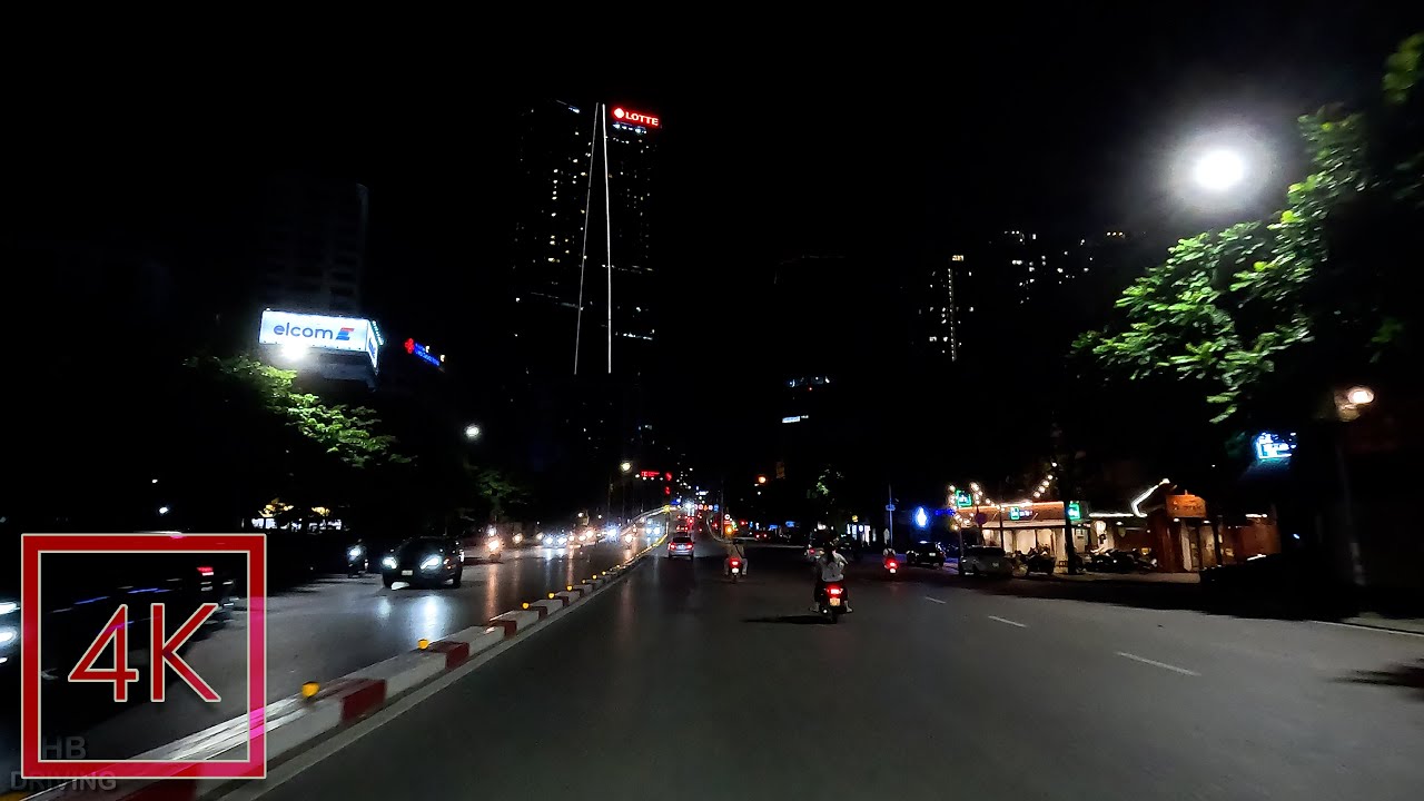 [4K] Vo Nguyen Giap Street is So Chilling at Night, way to Noi Bai International Airport | Hanoi #65