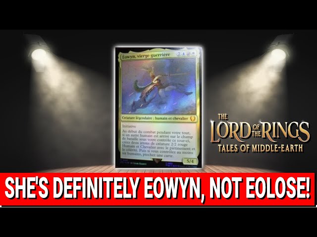 eowyn card mtg Magic The Gathering - The Lord of the Rings Haste When Éowyn Lord of the Rings Riders