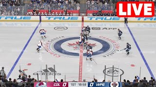 NHL LIVE🔴Winnipeg Jets vs.Colorado Avalanche-30th April 2024|NHL Full Game 5-NHL 24