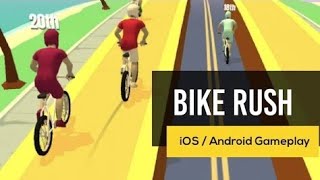 Bike rush.Bike rush gameplay walk through (Android ios). screenshot 1